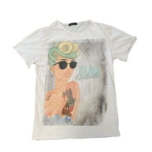 Rare Glam Cinderella Design tee